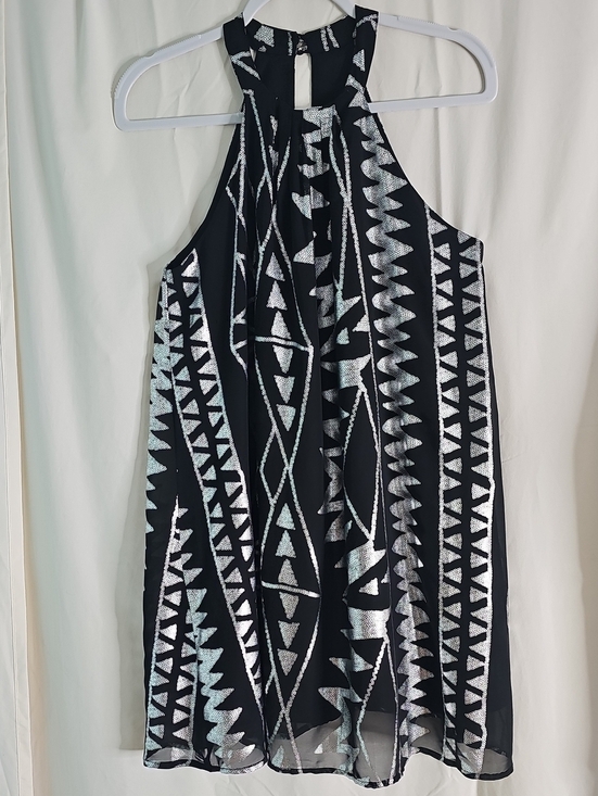 one clothing Dresses & Skirts - One Clothing Black Dress with Silver Accents